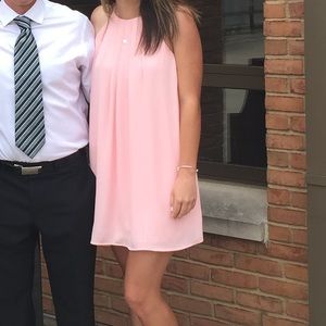 light pink flowy dress